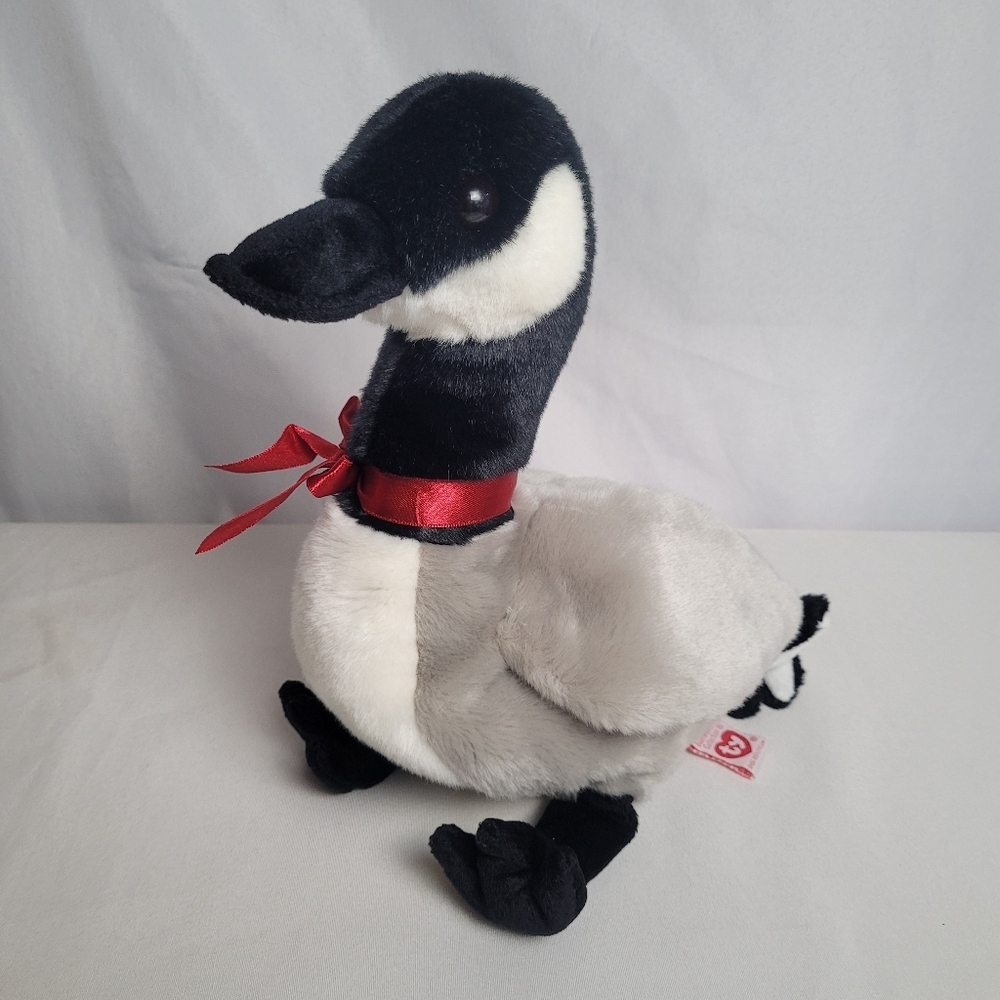 Ty Vintage 2001 Beanie Buddies Loosy Goose Plush Stuffed Animal 10"